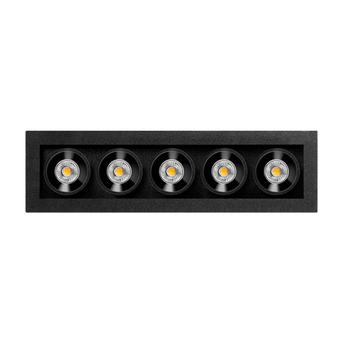 Šviestuvas Arkoslight – Black Foster Micro Recessed 5 Įleidžiamas šviestuvas  - 1