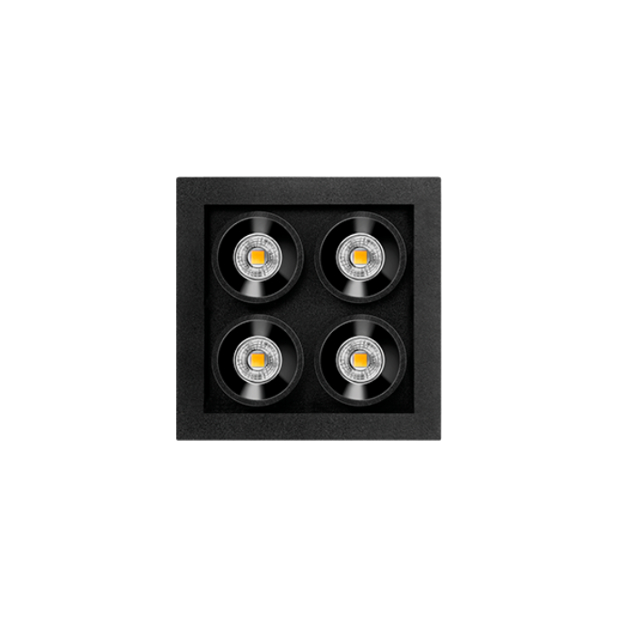 Lamp Arkoslight - Black Foster Micro Recessed 2x2 Впускаемые  - 1