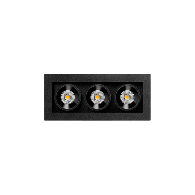 Lamp Arkoslight - Black Foster Micro Recessed 3 Recessed  - 1