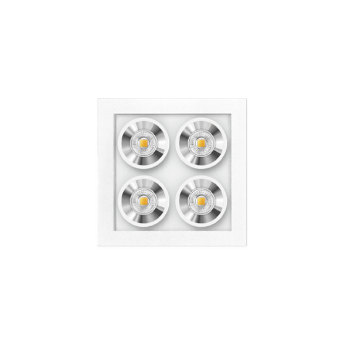 Lamp Arkoslight - Black Foster Micro Recessed 2x2 Впускаемые  - 2