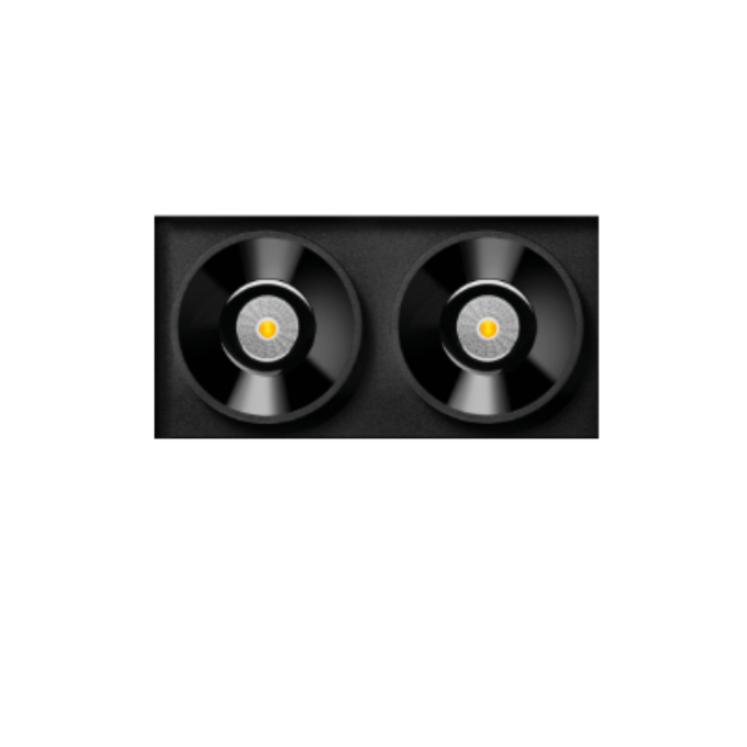 Šviestuvas Arkoslight – Black Foster S Trimless 2 Užglaistomas berėmis šviestuvas  - 1