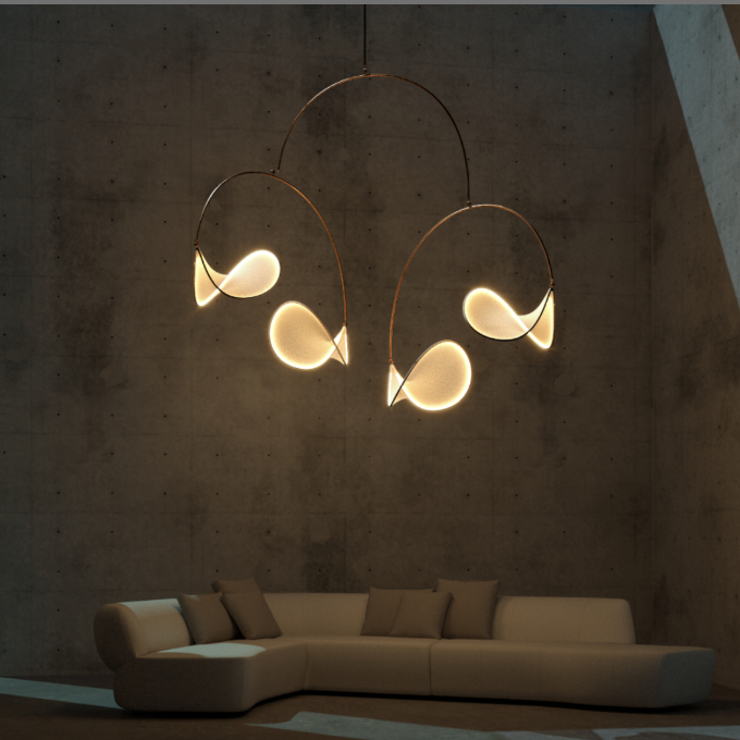 Lamp IIII – 02 chandelier 4 elements Pendant  - 1