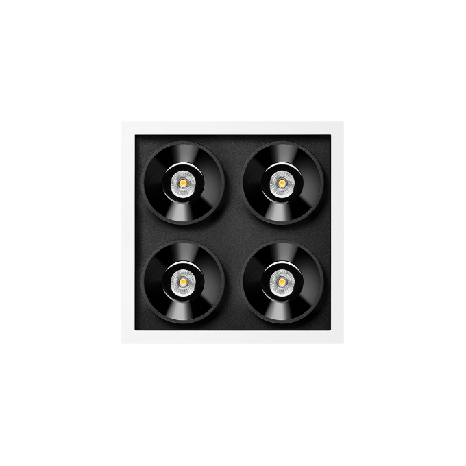 Šviestuvas Arkoslight – Black Foster Recessed 2×2 Įleidžiamas šviestuvas  - 3